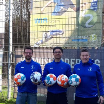 Jugendpartner Kraichgau Energie sponsort Spiel- und Trainingsbälle